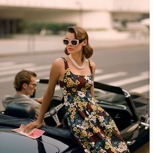 Maeve Marigold Maxi Dress- Anthropologie